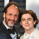 Luca Guadagnino and Timothée Chalamet